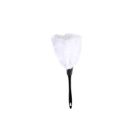 Feather Dusters Multicolor Feather Duster Anti Dust Brush Black Plastic Handle Dusters for Home Cleaning Tools,White