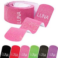 Luna Body Kinesiology Tape Precut, Elastic Sports Tape for Muscle Support, Pain Relief, Latex-Free, Hypoallergenic, 20 Strips 2 X 10 Inches