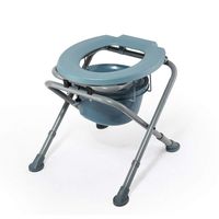 Wxnnx Folding Commode, Portable Toilet Seat, Potty and Commode Chair,for Camping, Hiking, Trips, Construction Sites