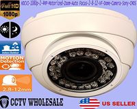HDCVI-1080p-2-4MP-Motorized-Zoom-Auto Focus-2-8-12-VF-Dome-Camera-Sony-CMOS-COMES IN WHITE OR GREY/GRAY PLEASE MESSAGE FOR COLOR CHOICE