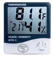 Cuban Crafters Accessories Digital Hygrometer Thermometer for Cigar Humidors