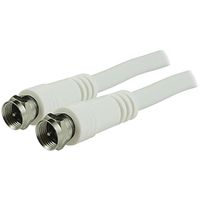 General Electric 33605 RG6 Coaxial Cable, 50ft (White)