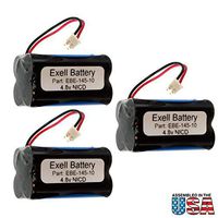 (3-Pack) Emergency/Exit Lighting Battery Fits & Replaces Emerlight Exit Light Co. EBE-145-10 Inc. BAA-48R Interstate ANIC1117 Unitech Systems D-AA500 Emergi-lite BL93NC487 Emerlight BL93NC487