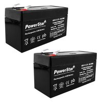 PowerStar Replacement Battery for Power Patrol SLA1005 12V 1.3Ah - 2 Pack