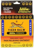 Tiger Balm Pain Relieving Ointment Ultra Strength Non-staining, 1.7 Ounce