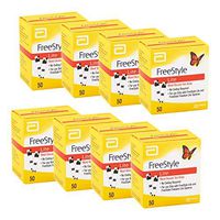 FreeStyle Lite Blood Glucose Test Strips - 50 ct, Pack of 8