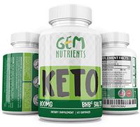 Advanced Instant Keto Diet Supplement - 800mg All-Natural BHBc Salts Keto Pills - GMP-Sealed, Non-GMO Product - Immune Booster, Mental Focus and for More Energy
