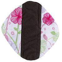 Reusable Bamboo Cloth Menstrual Pad, Washable Menstrual Panty Pad,Mama Sanitary Towel Pad,Light Incontinence Pads,Absorbent Cloth Sanitary Pad (Nighttime Use)