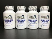 High Dose Biotin Bundle - 4 Bottles of 90 capsules each