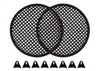 1 Pair 6.5" SubWoofer Mid range Metal Mesh Waffle Speaker Grill DJ PA Car Audio
