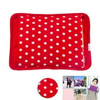 HJHY@ Rechargeable Electric Hot Water Bottle Large Insulation Warmer Camping Reusable Big Hot Water Bag Natural Classic Covers Housewares New Hot Water Pack Quick Pain ReliefRed