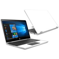 MightySkins Skin Compatible with HP Pavilion x360 15.6" (2018) - Solid White | Protective, Durable, and Unique Vinyl Decal wrap Cover | Easy to Apply, Remove, and Change Styles | Made in The USA