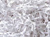 12oz Heavy Duty White Gift Basket Shred Crinkle Paper Grass Filler Bedding