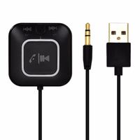 Skywin Hands Free Bluetooth Adapter - AUX Wireless Car Kit for Phone - Talk and Play Music Through Your Car Speakers