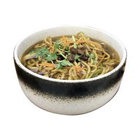 ENYI Instant Noodle Bowl With Lid Ceramic Large Japanese Lunch Box Soup Bowl Rice Bowl Salad Bowl Home (Color : B)