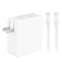 HUSAN 87W USB-C Power Adapter Compatible for MacBook Pro 15 Inch with USB-C Cable Power Supply Cord