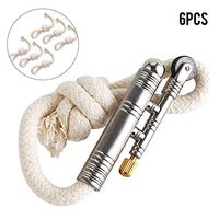 Sailors Windproof Trench Lighter WWII Lighters Rope Gift Army Navy (6 Silver)