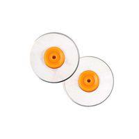 Fiskars 157390-1001 Titanium Rotary Replacement Blades, 28mm, 2 Pack