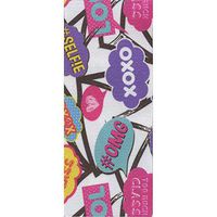 2-1/4" Sassychat Ribbon Text Messages - 25 Yards