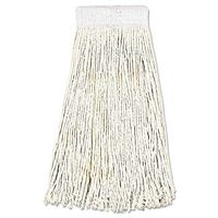 Boardwalk 324C Mop Head Premium Saddleback Head Cotton Fiber 24oz White 12/Carton