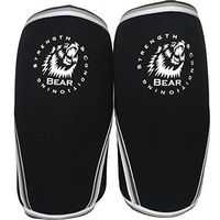 Non Slip Breathable Knee Sleeve Braces - Breathable and Washable 7mm Strength Neoprene Non Slip Knee Braces for Men and Women.