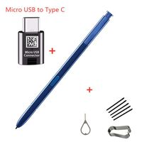 Galaxy Note 8 Pen Stylus S Pen Replacement Touch Stylus Pointer Pen for Samsung Galaxy Note 8 N950U N950W N950FD N950F +Micro USB to Type C Adapter+Tips/Nibs+Eject Pin (Blue)