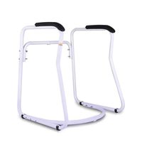 CUUYQ Bathroom Safety Frame, Toilet Safety Rails Toilet Safety Frame Toilet Handrails Grab Bar Bathroom Toilet Handrails Fits All Toilets,B