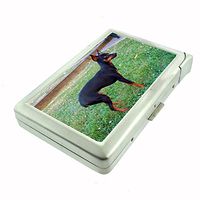 Dog miniature pincher 01 Cigarette Case w Built In Lighter