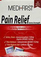 Pain Relief, Tablet, PK100