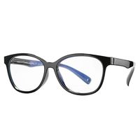 COASION Kids Blue Light Blocking Glasses Soft Computer Gaming Eyeglasses Frames for Girls Boys Age 2-10 (Black)