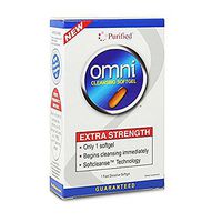 Omni Cleansing Softgel - Extra Strength Cleansing Immediately, 1 Fast Dissolve Softgel,(Puri-Clean)