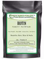 Biotin - Pure USP Grade Vitamin B-7 (Vitamin H) Powder, 1 oz (28.35 g)