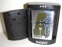 Zippo Lighter "A" Army - Rare 2006 Edition