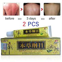 Psoriasis Cream for Dermatitis Eczema,Natural Chinese Herbal Cream Eczema Dermatitis Pruritus Psoriasis Vitiligo Ointment 2PCS/LOT
