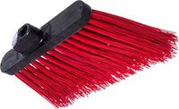 Carlisle 3686805 Duo-Sweep UnFlagged Angle Broom Head, 8", Red (Pack of 12)