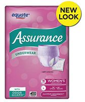 Assurance for Women Maximum Absorbency Protective Underwear with Comfort Shape, Large, 18-Count