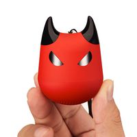 Mini Bluetooth Speaker Portable Wireless Bluetooth Speakers & Selfie Remote Control with Enhanced Bass, Built-in Mic, Rechargeable Little Demon Microphone for iPhone Android Smartphone