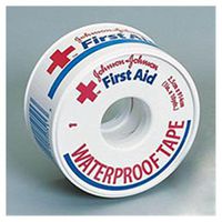 WP000-100505100 100505100 Tape Latex Cloth Waterproof 1"x10yd With Dispenser White 1 Roll # 100505100 From J&J