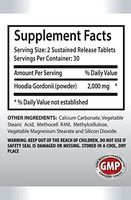 Natural Fat Burner Powder - Pure HOODIA GORDONII Extract 2000mg - Hoodia gordonii Pure - 3 Bottles 180 Tablets