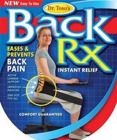 Nada Chair Dr. Toso's BackRX Portable Back Support Belt for Posture Improvement - One Size Fits All