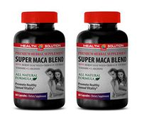 Testosterone Booster Pills for Men - Super MACA Blend - Promote Healthy Sexual Vitality - Horny Goat Weed Extra Strength - 2 Bottles 120 Capsules
