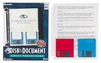 Avery(R) Disk And Document Sheet Protectors, Top Loading, Pack Of 3