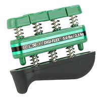 CanDo 10-0742 Digi-Flex Hand Exerciser, Finger 5.0 lb/ Hand 16.0 lb, Green-  Medium Tension