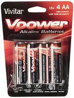 Vivitar V-4AA-ALK AA Alkaline Batteries,4count