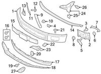 Ford FL3Z-17755-A - Bracket Bumper Mounting