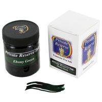 Private Reserve 66ml Ebony Green Bottled Ink - PR-40-GE
