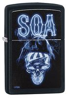 Zippo SOA Blue Skull
