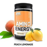 Optimum Nutrition Amino Energy with Green Tea and Green Coffee Extract, Flavor: Peach Lemonade, 30 Servings