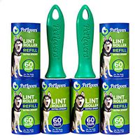 PetLovers Lint Rollers for Pet Hair Extra Sticky 6 Pack - Lint Remover for Clothes