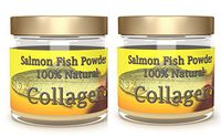 Salcoll Collagen - 100% Natural Bioactive Marine Collagen Powder - Unflavored, Kosher, can Help Bone, Joint, Skin, Hair Health, 2 Pack, Two Month Supply
